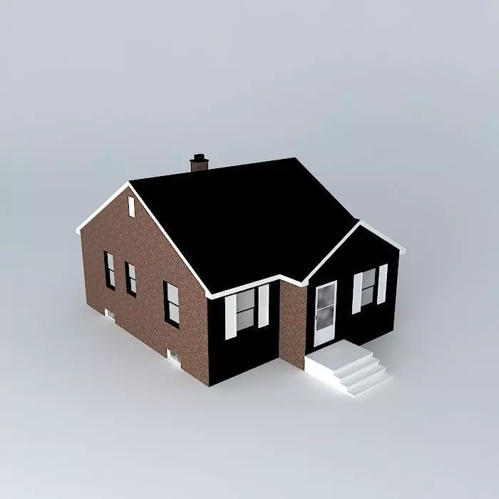 Tract House Free 3D model_0