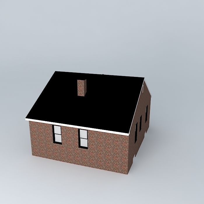 Tract House Free 3D model_1