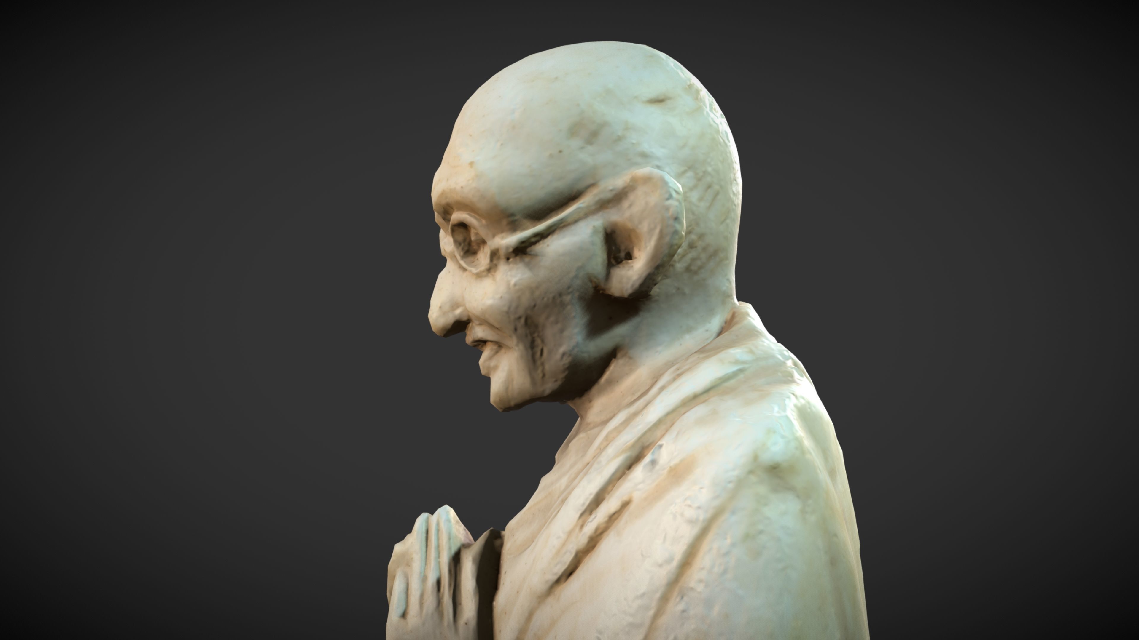 Ivory Gandhi v3 3DP 3D print model_15