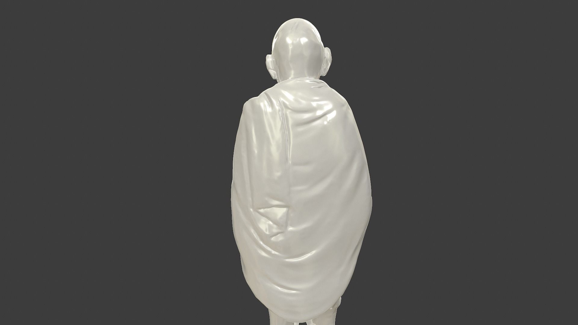 Ivory Gandhi v3 3DP 3D print model_25