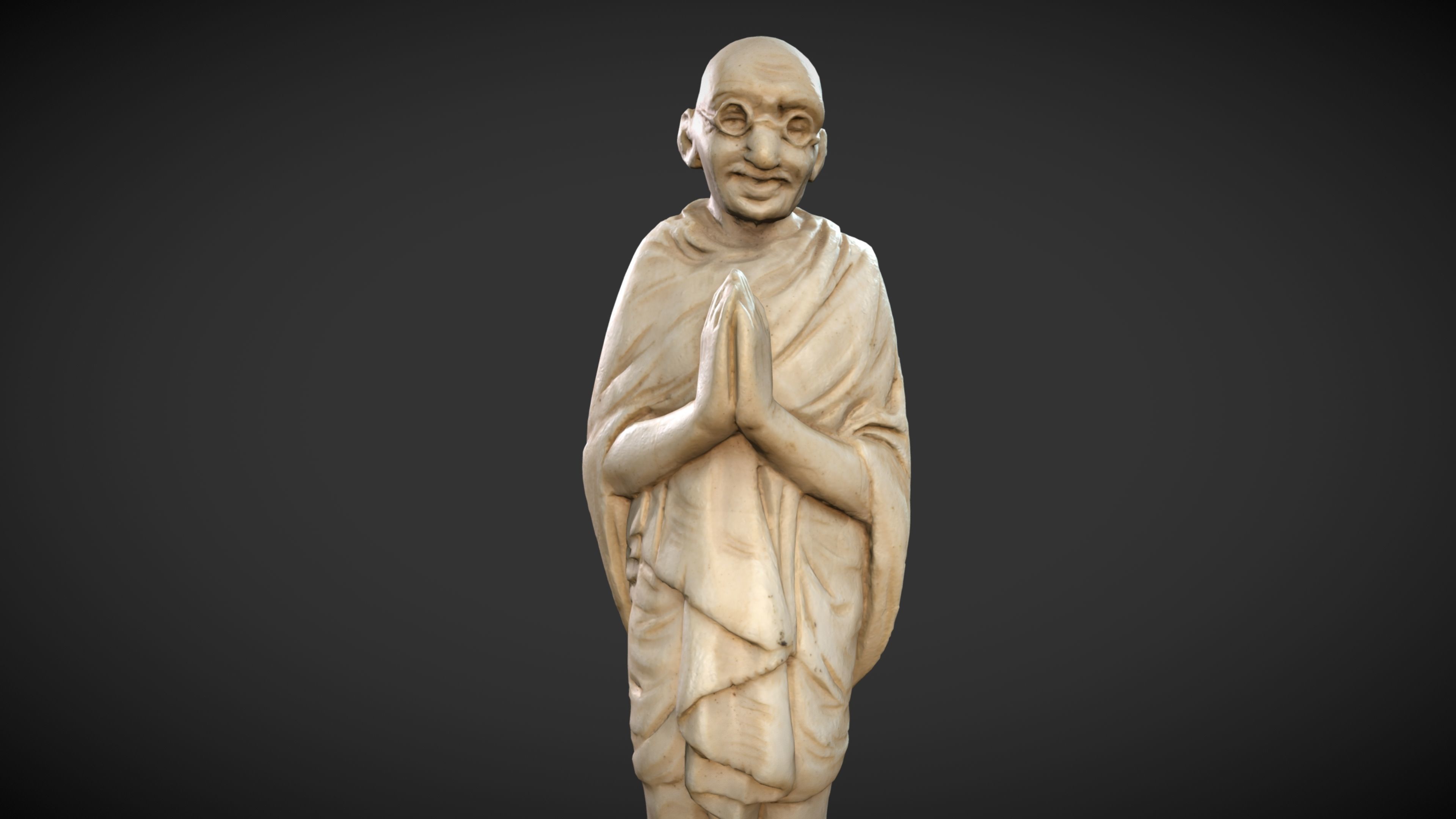 Ivory Gandhi v3 3DP 3D print model_9