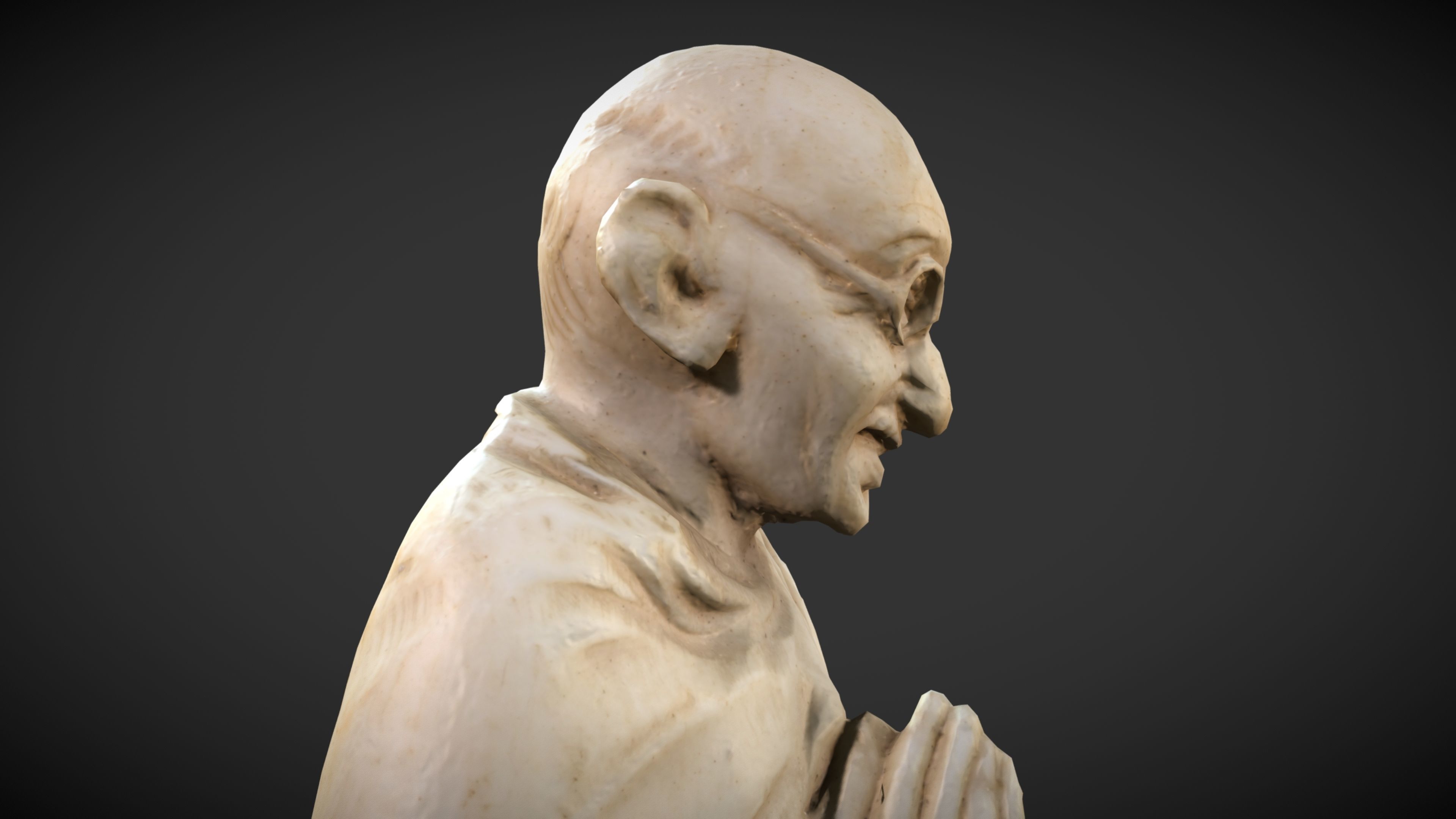 Ivory Gandhi v3 3DP 3D print model_14