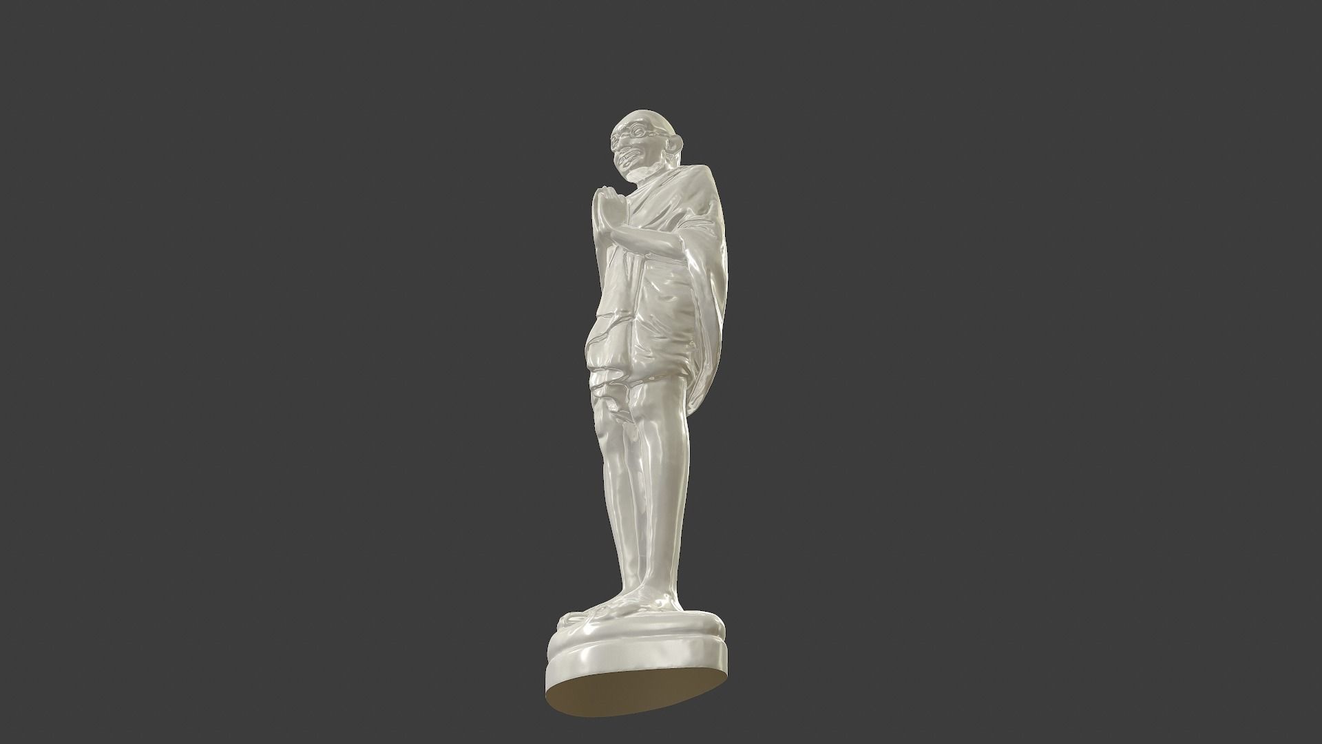 Ivory Gandhi v3 3DP 3D print model_36