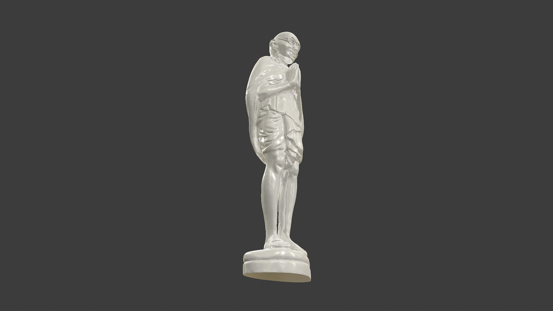 Ivory Gandhi v3 3DP 3D print model_37