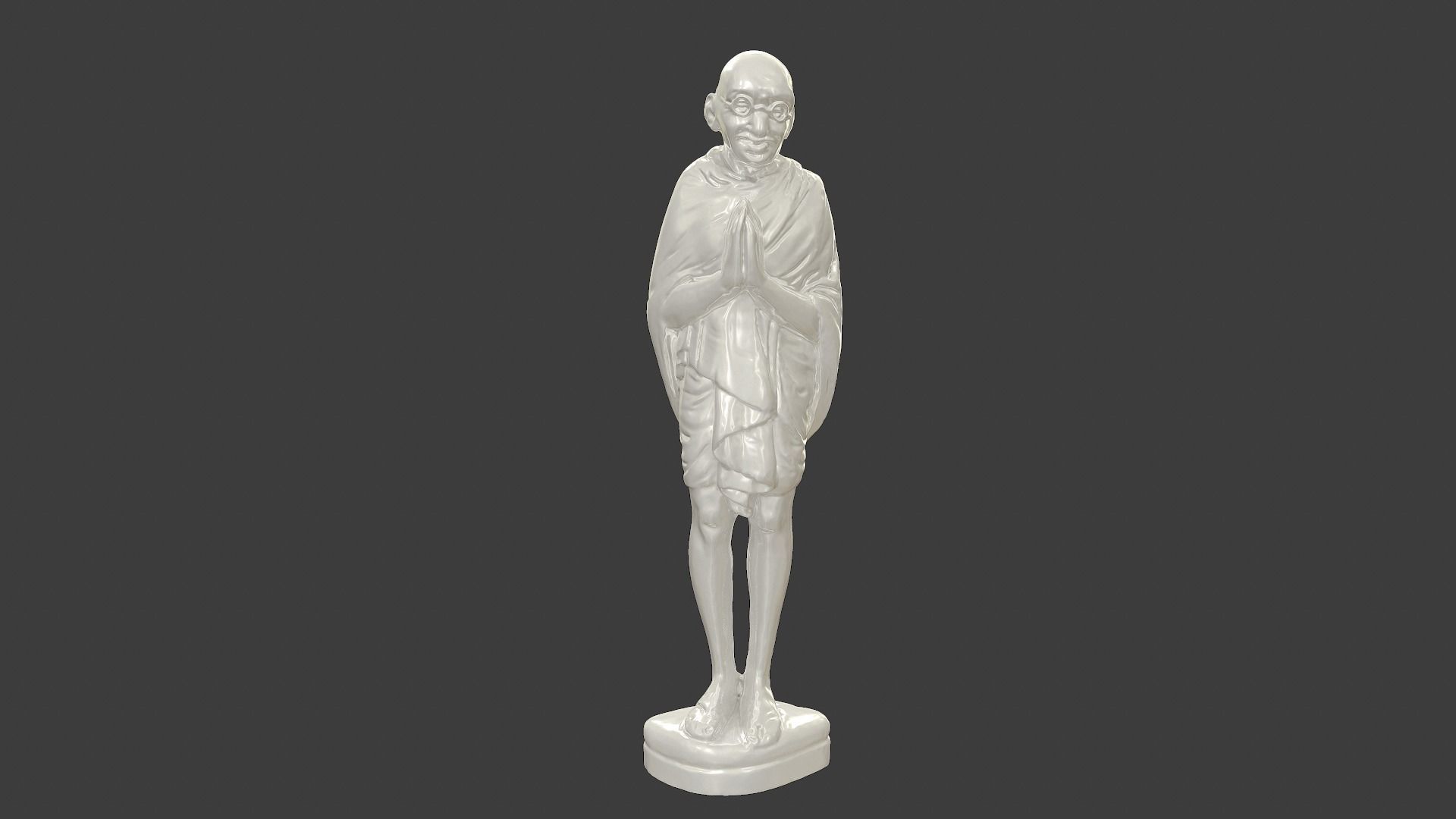 Ivory Gandhi v3 3DP 3D print model_3