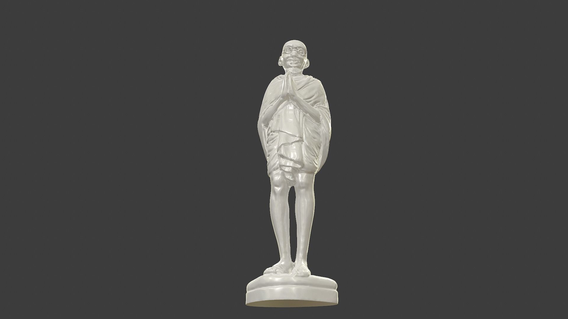 Ivory Gandhi v3 3DP 3D print model_35