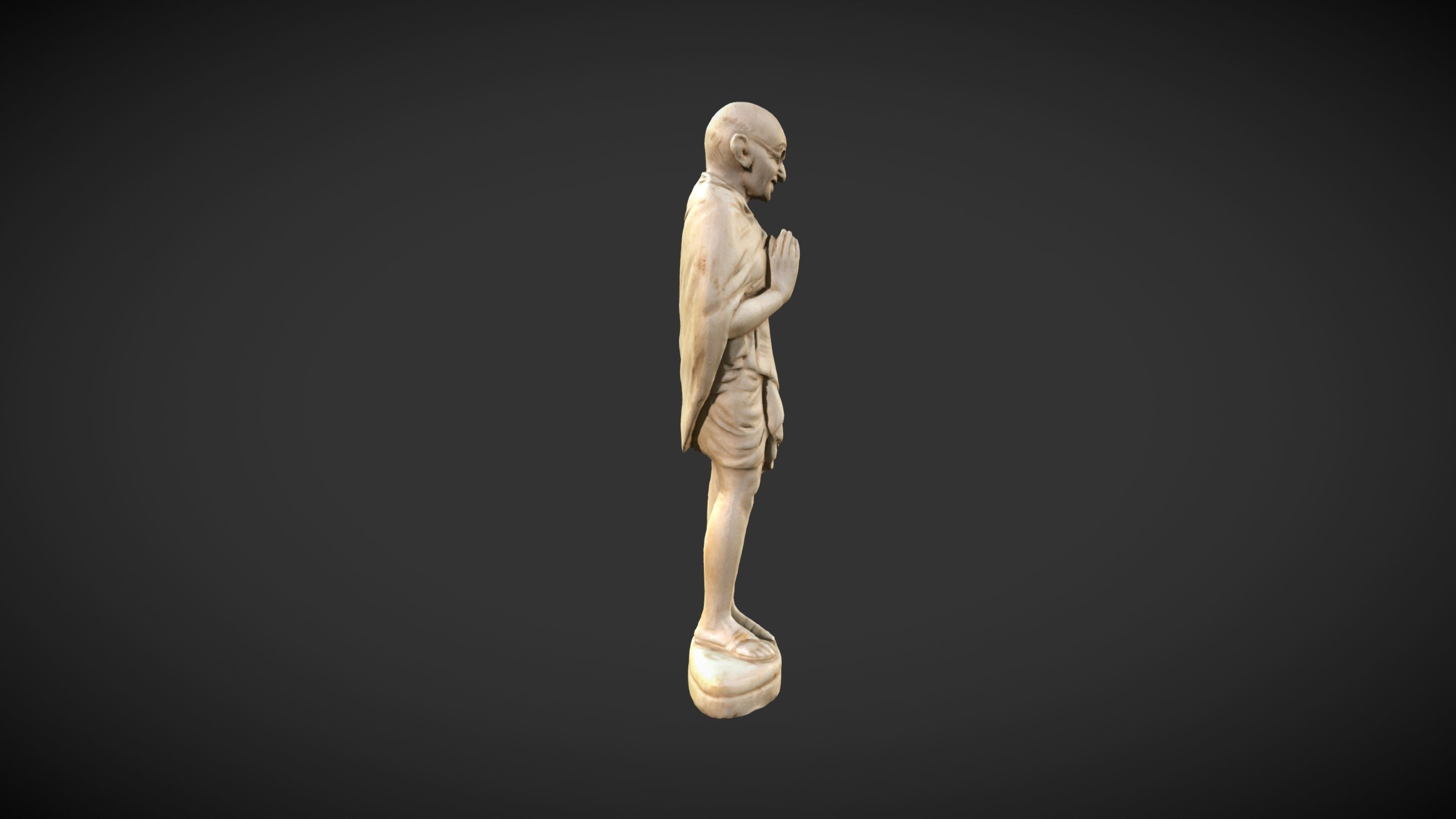 Ivory Gandhi v3 3DP 3D print model_6