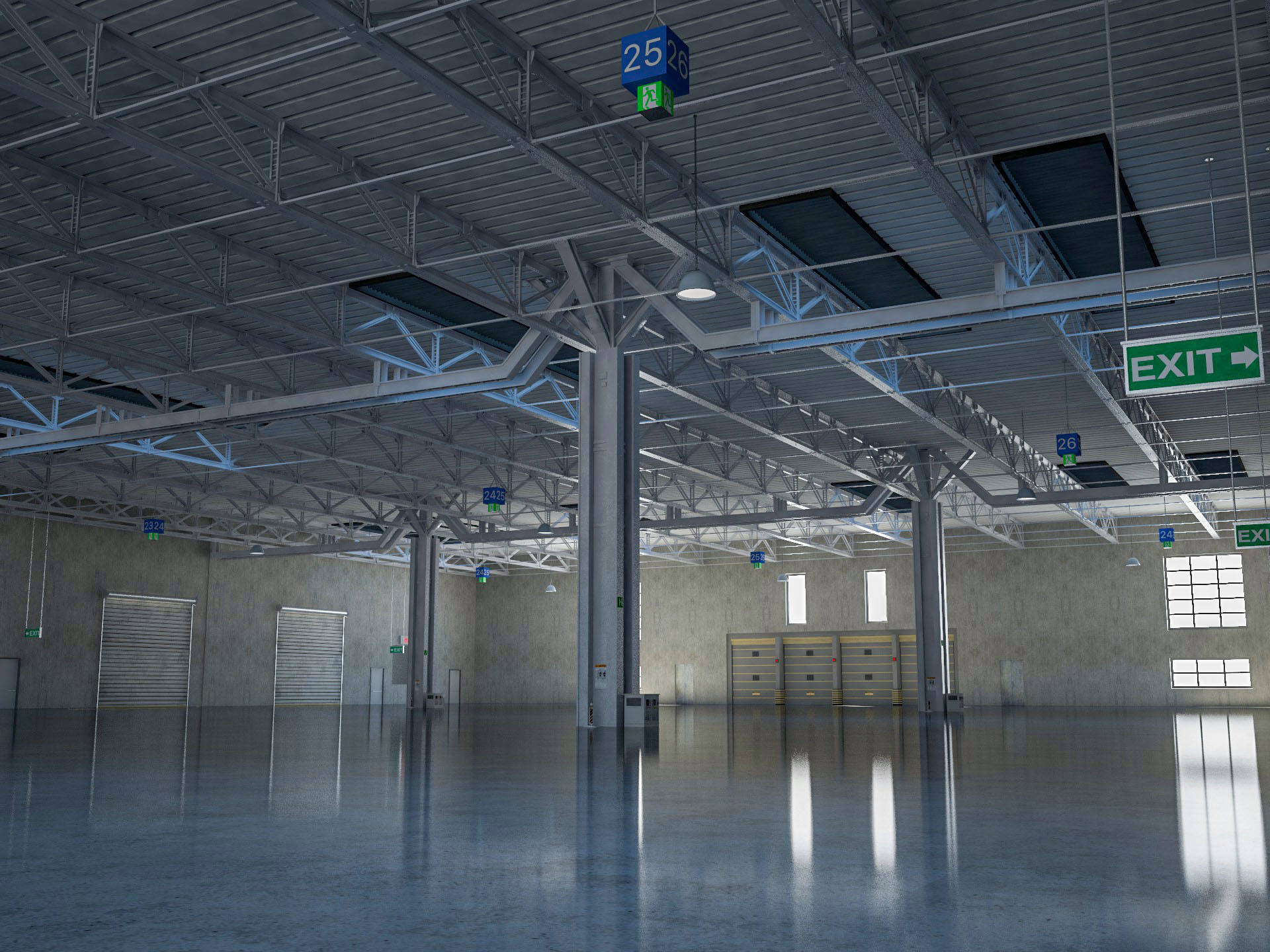 Exhibition Hall 5 3D model_4