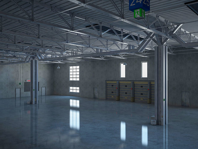 Exhibition Hall 5 3D model 6