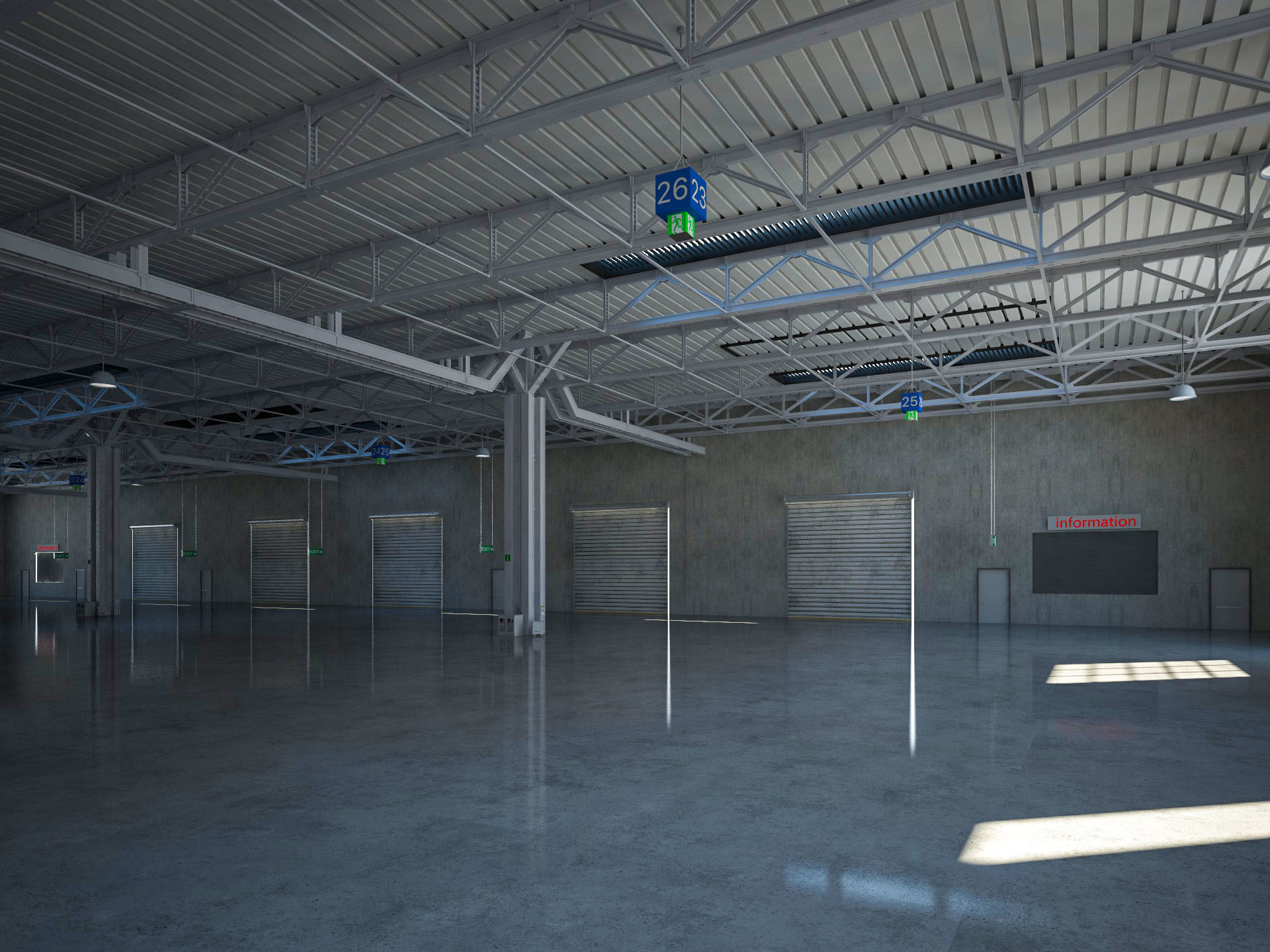 Exhibition Hall 5 3D model_3