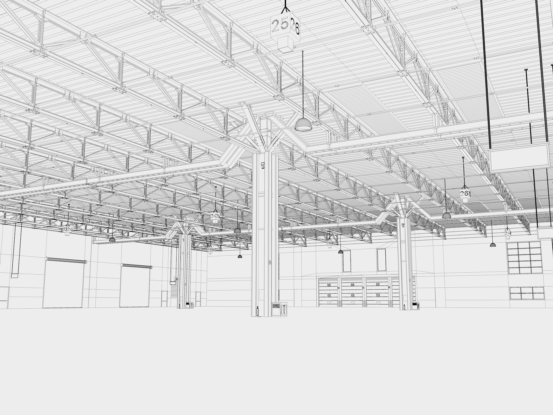 Exhibition Hall 5 3D model_11