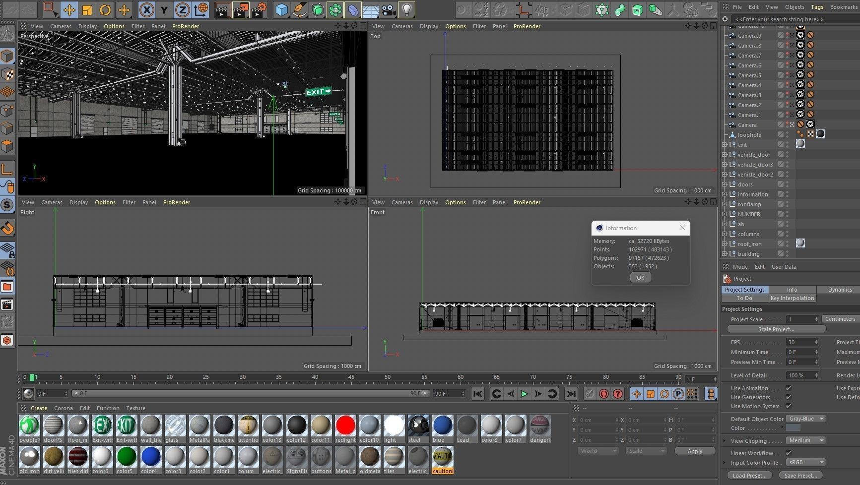Exhibition Hall 5 3D model_22