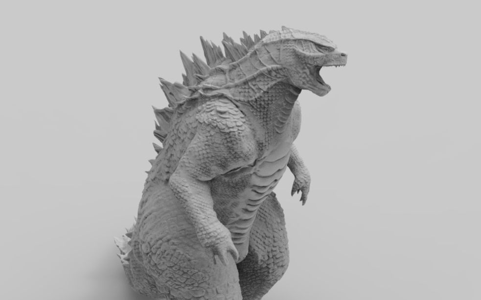 Godzilla Gojira 3D print model_1