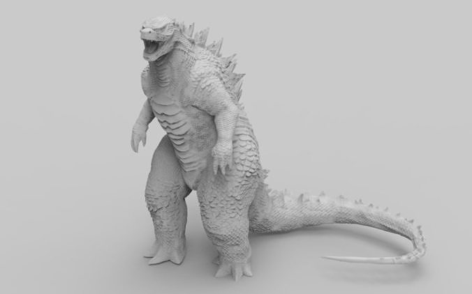 Godzilla Gojira 3D print model
