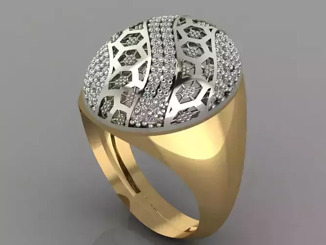 GC GOLD Y058 - Diamond set 3D model 3D print model
