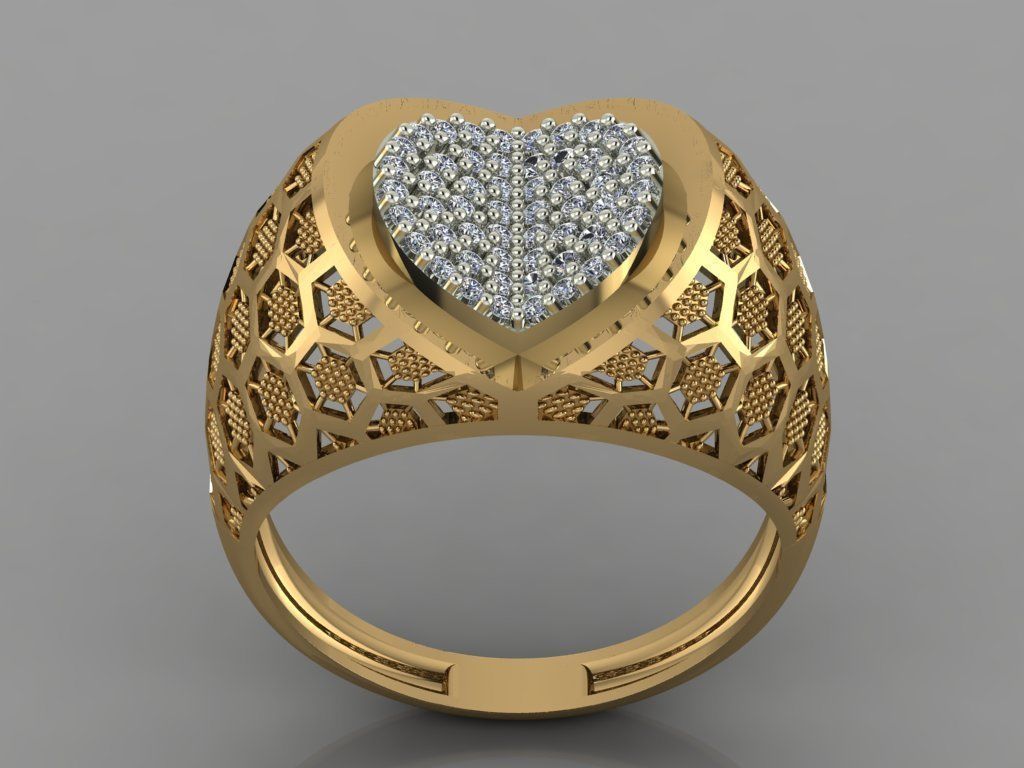 GC GOLD Y059 - Diamond set 3D model 3D print model_2