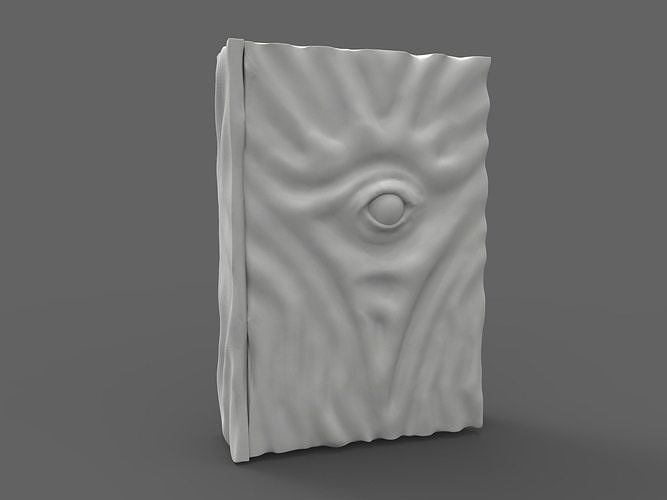 Necronomicon door with eye 3D print model