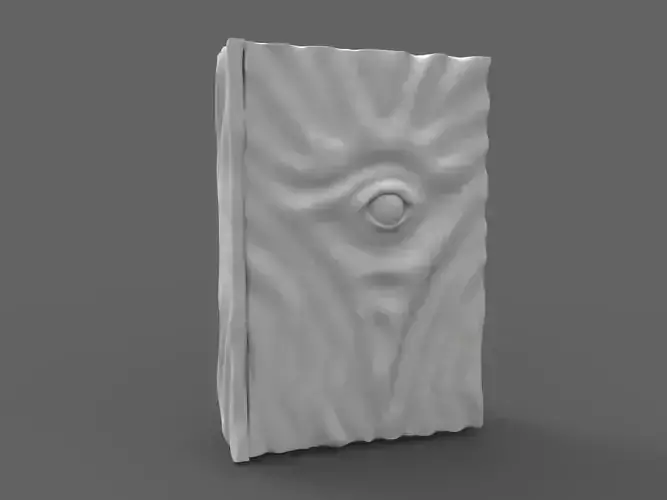 Necronomicon door with eye 3D print model