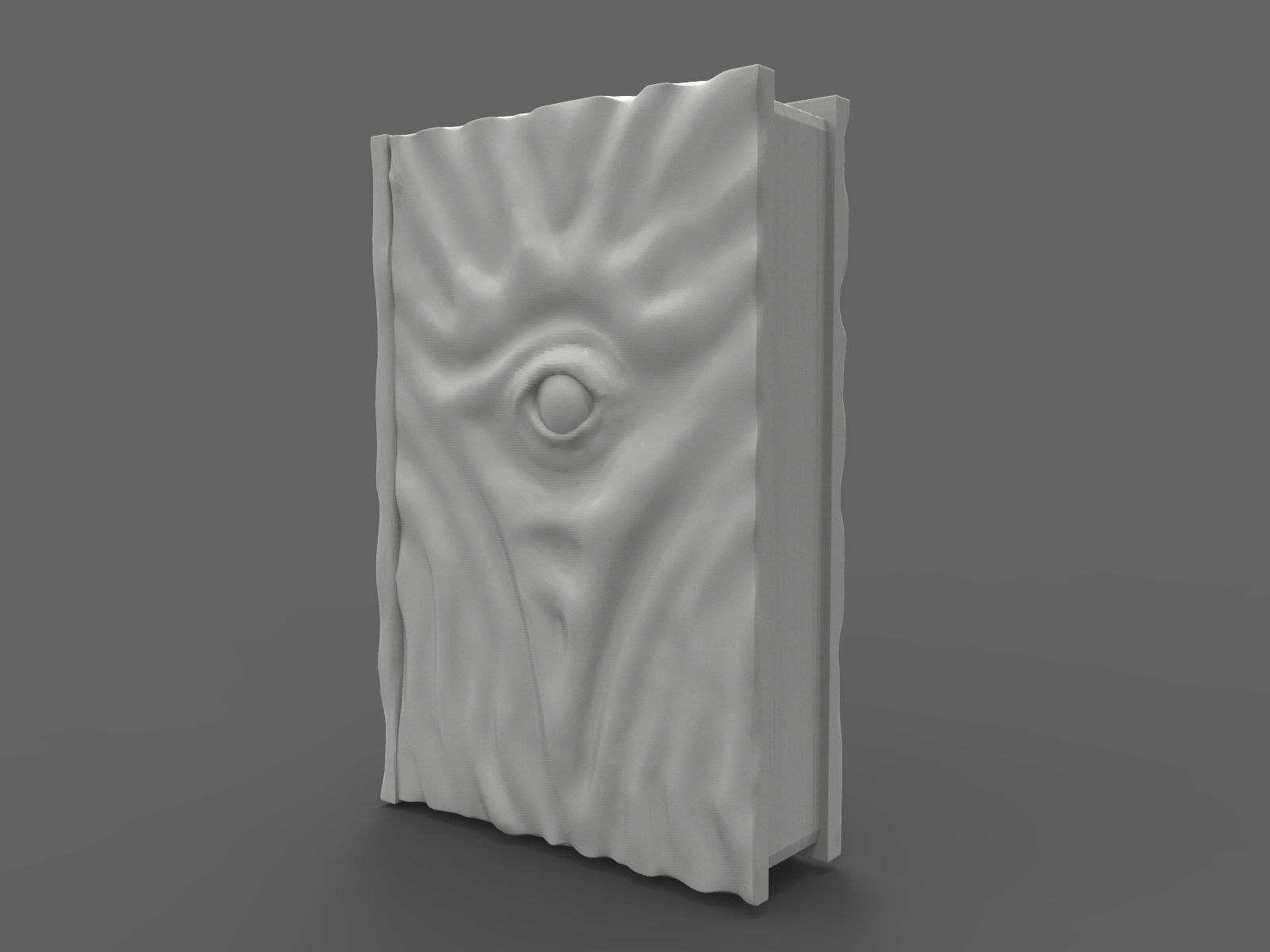 Necronomicon door with eye 3D print model_9