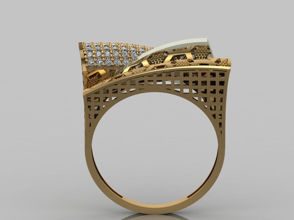 GC GOLD Y060 - Diamond set 3D model  3D print model_5