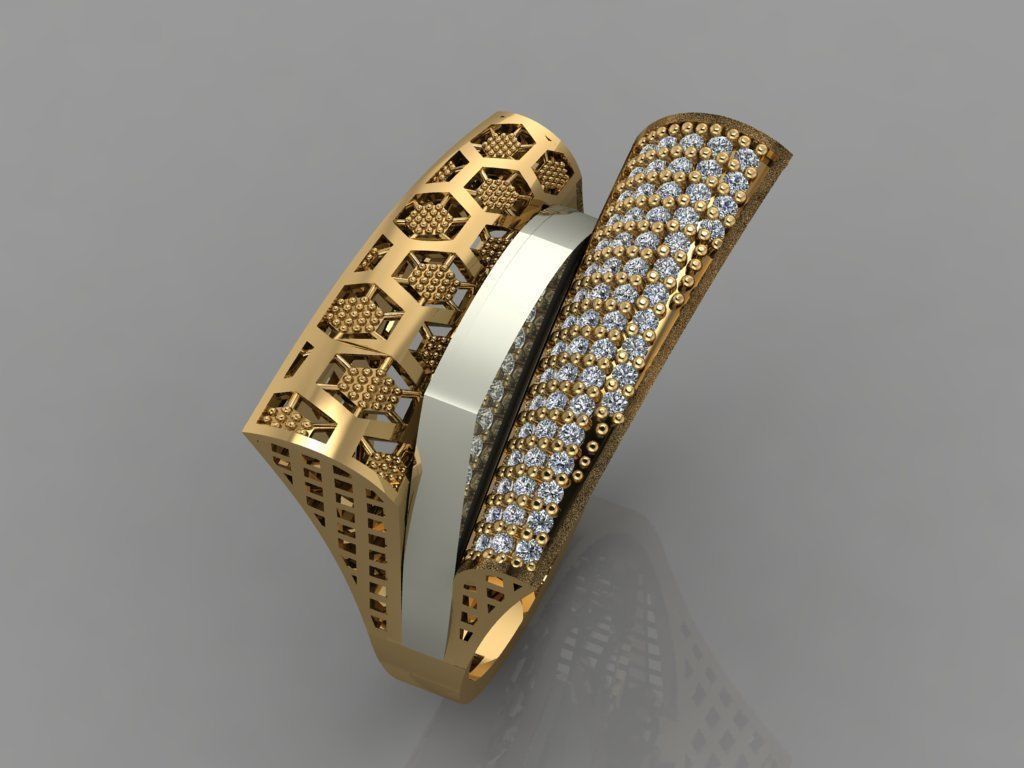 GC GOLD Y060 - Diamond set 3D model  3D print model_3