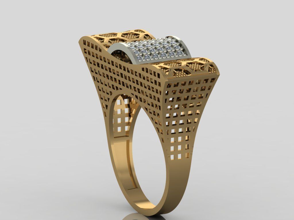 GC GOLD Y061 - Diamond set 3D model 3D print model_3