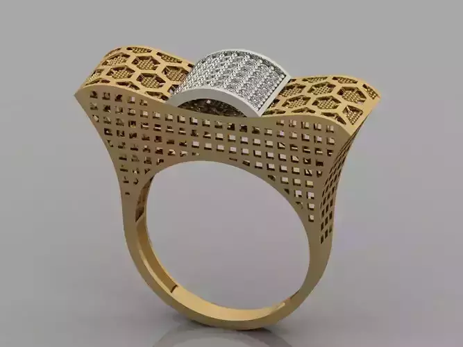 GC GOLD Y061 - Diamond set 3D model 3D print model