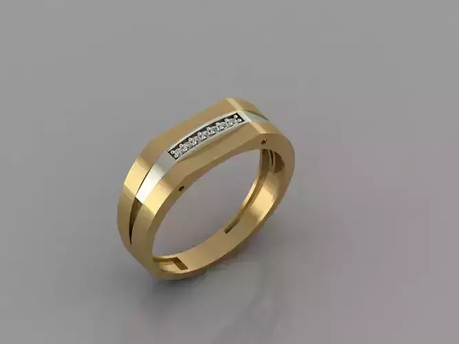 GC GOLD Y063 - Diamond set 3D model 3D print model