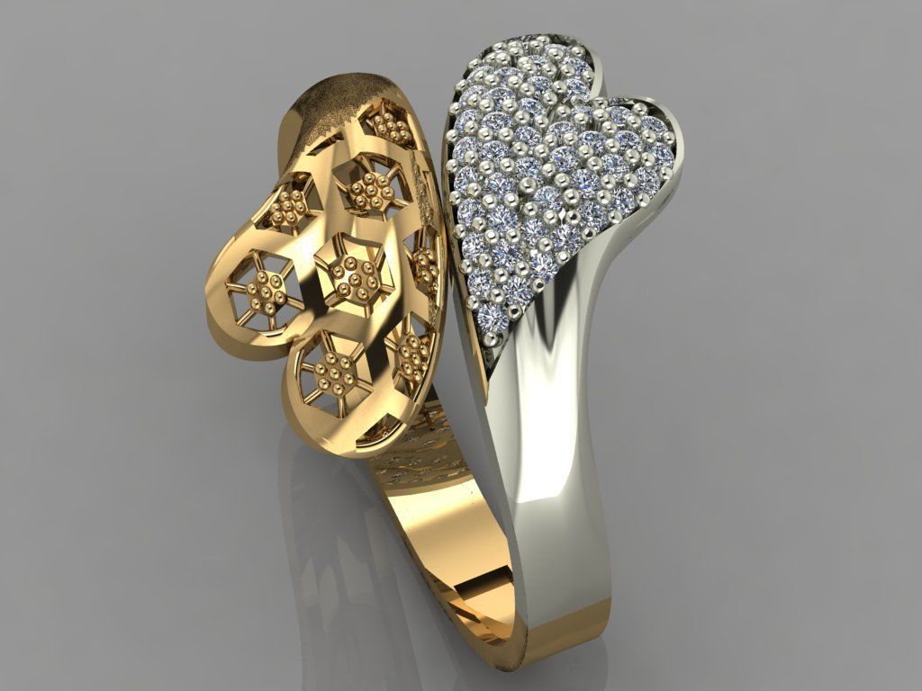 GC GOLD Y064 - Diamond set 3D model 3D print model_2