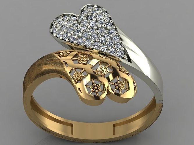 GC GOLD Y064 - Diamond set 3D model 3D print model