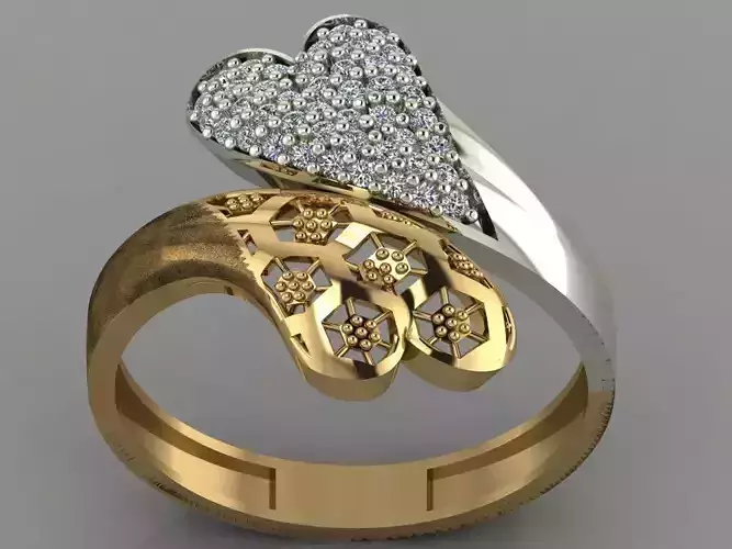 GC GOLD Y064 - Diamond set 3D model 3D print model