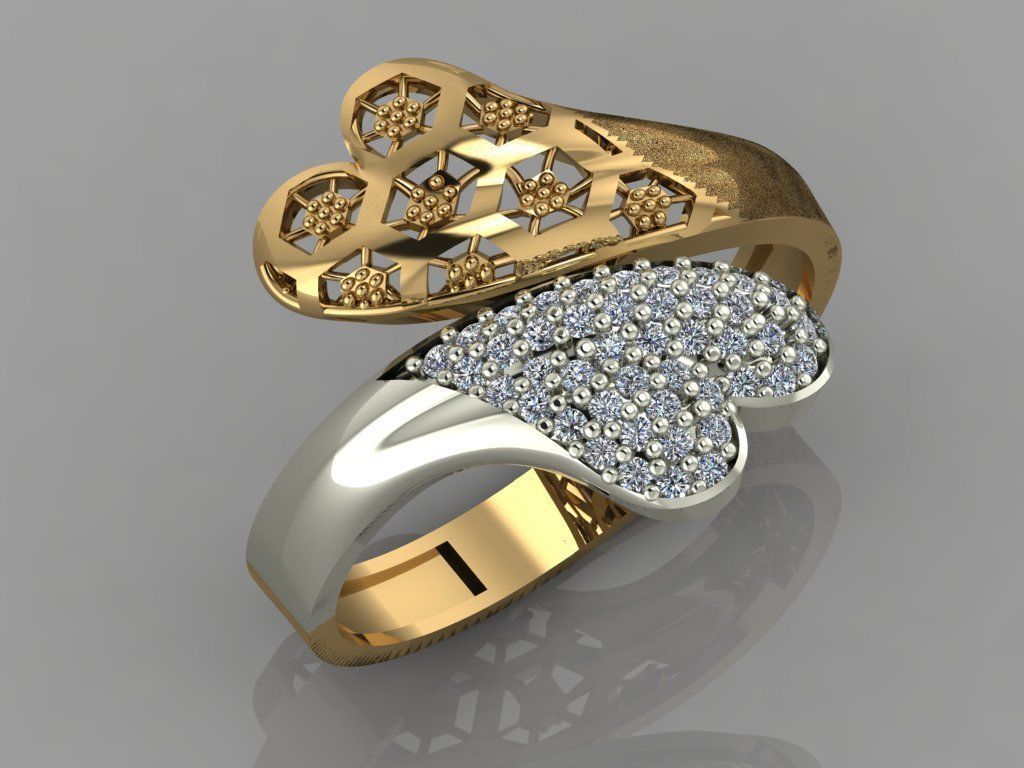 GC GOLD Y064 - Diamond set 3D model 3D print model_3