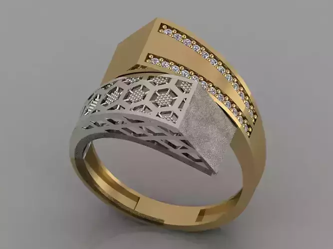 GC GOLD Y065 - Diamond set 3D model 3D print model