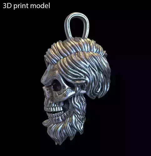 Skull pendant jewelry bearded vol5 