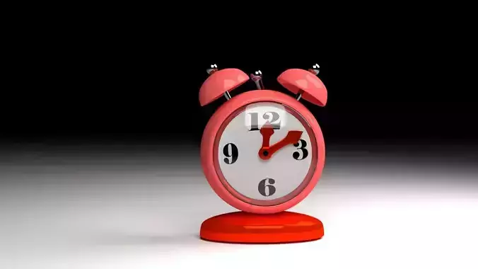 Animated Clock 3D model