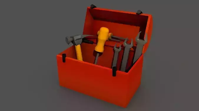 box with tools