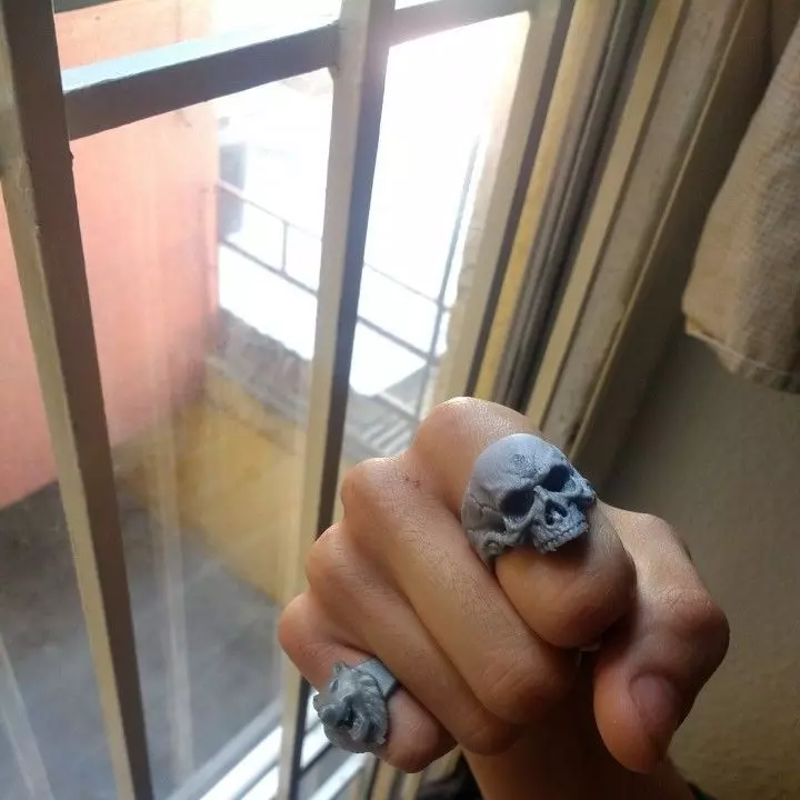 Skull Ring 3D print model