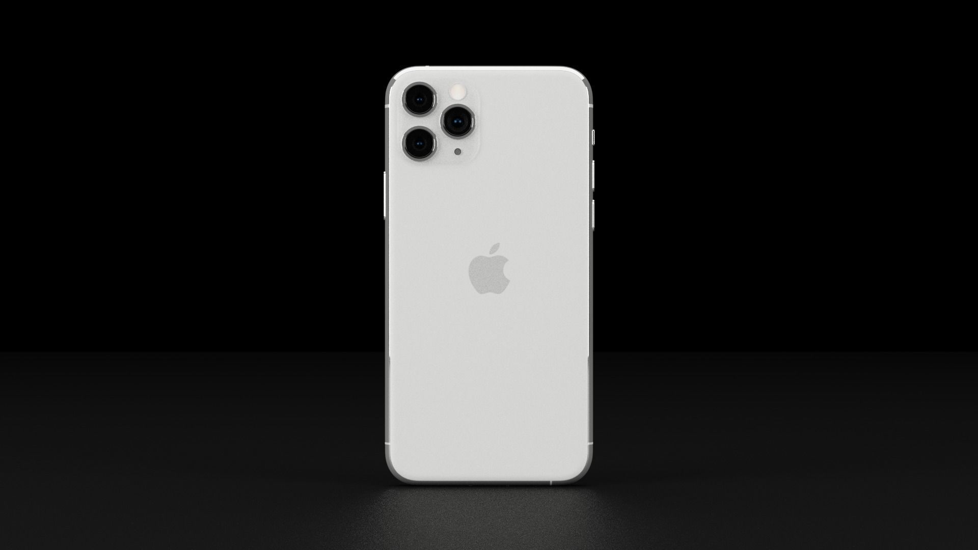 Apple iPhone 11 and 11 Pro and 11 Pro Max Official Colors Low-poly 3D model_17
