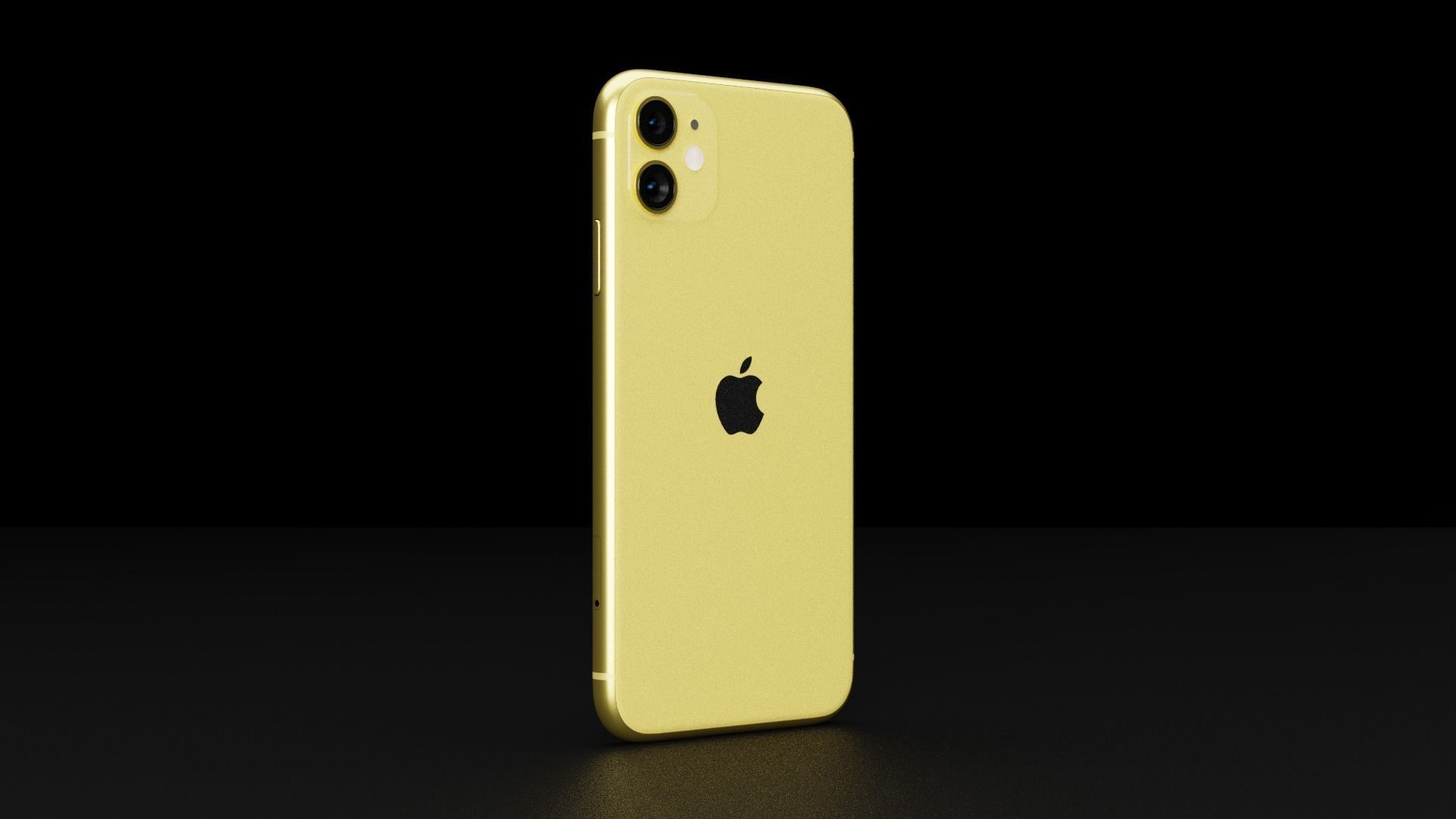 Apple iPhone 11 and 11 Pro and 11 Pro Max Official Colors Low-poly 3D model_9