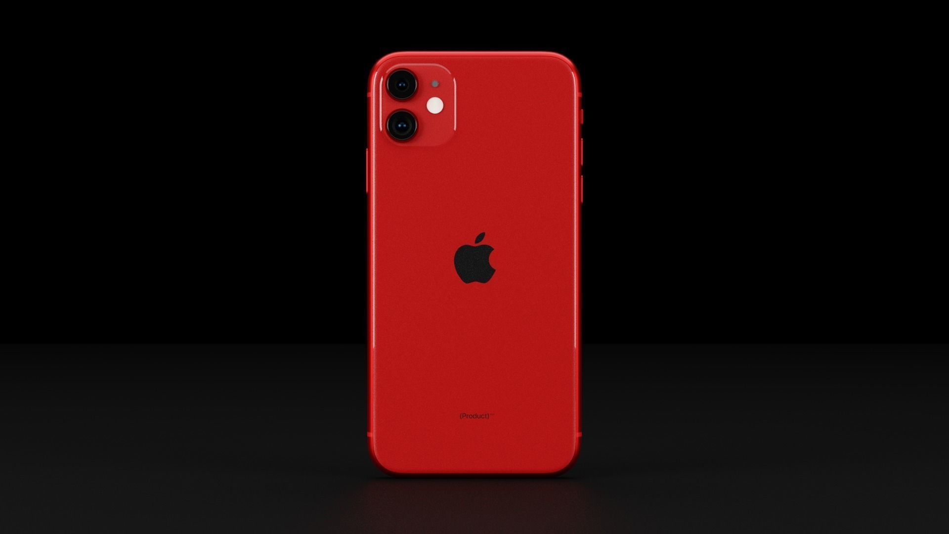 Apple iPhone 11 and 11 Pro and 11 Pro Max Official Colors Low-poly 3D model_6