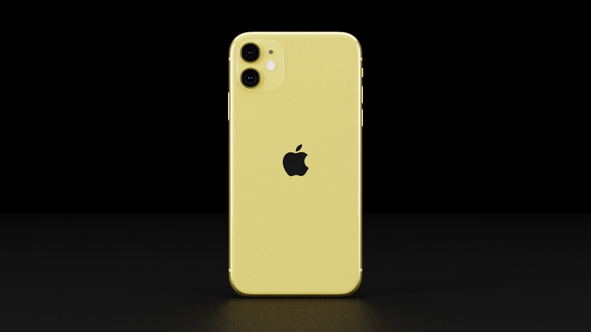 Apple iPhone 11 and 11 Pro and 11 Pro Max Official Colors Low-poly 3D model_8