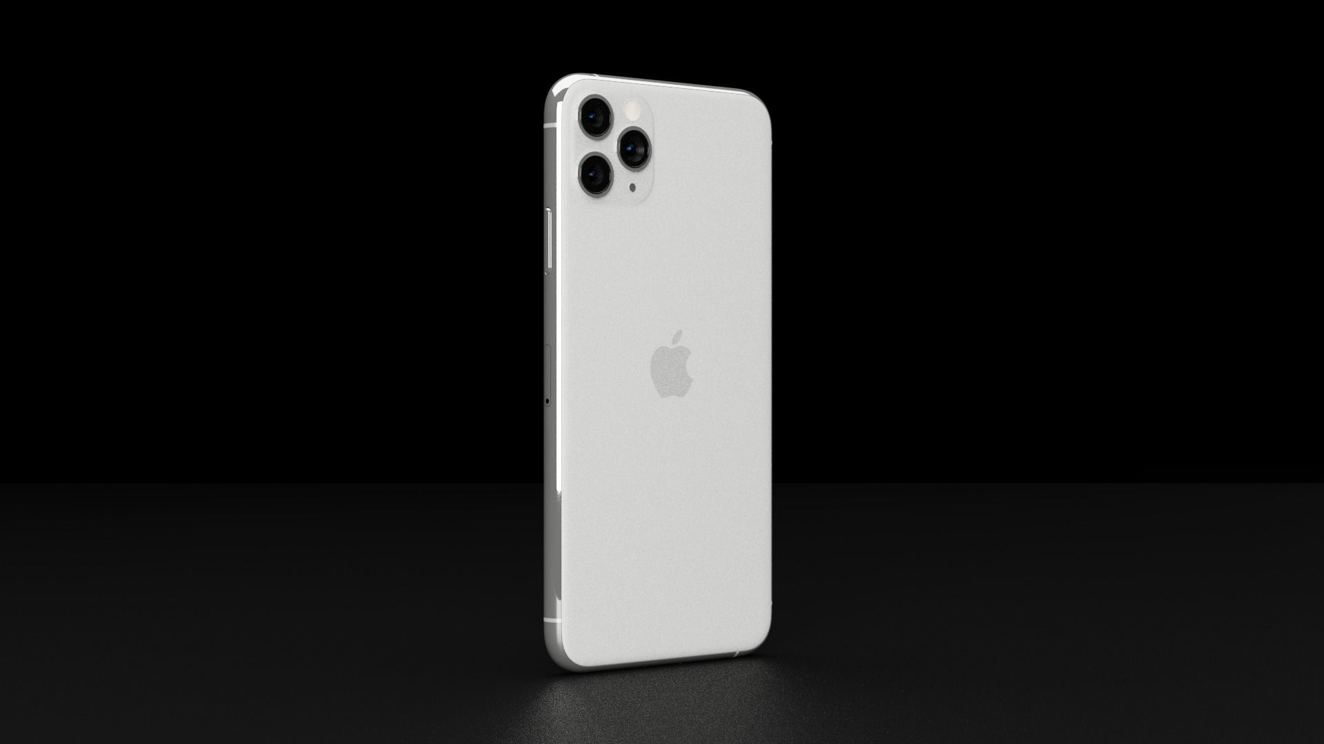 Apple iPhone 11 and 11 Pro and 11 Pro Max Official Colors Low-poly 3D model_23