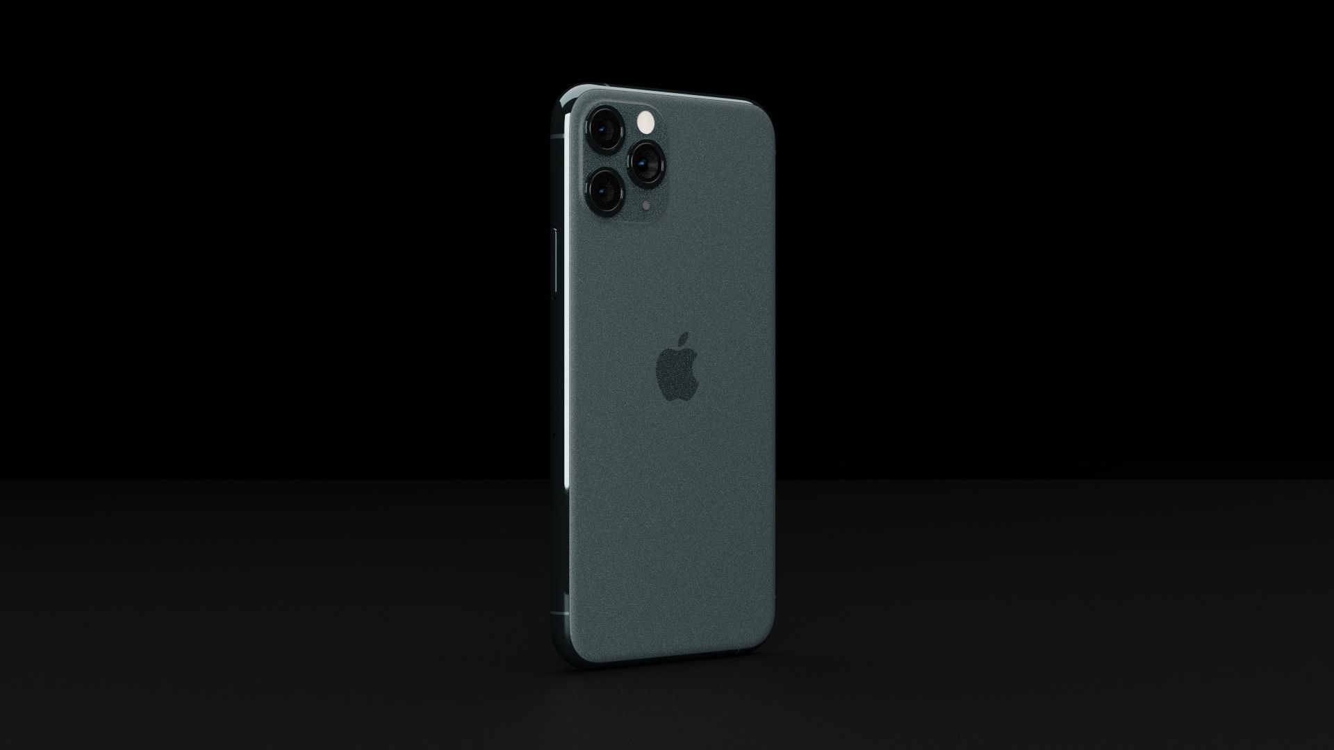 Apple iPhone 11 and 11 Pro and 11 Pro Max Official Colors Low-poly 3D model_12