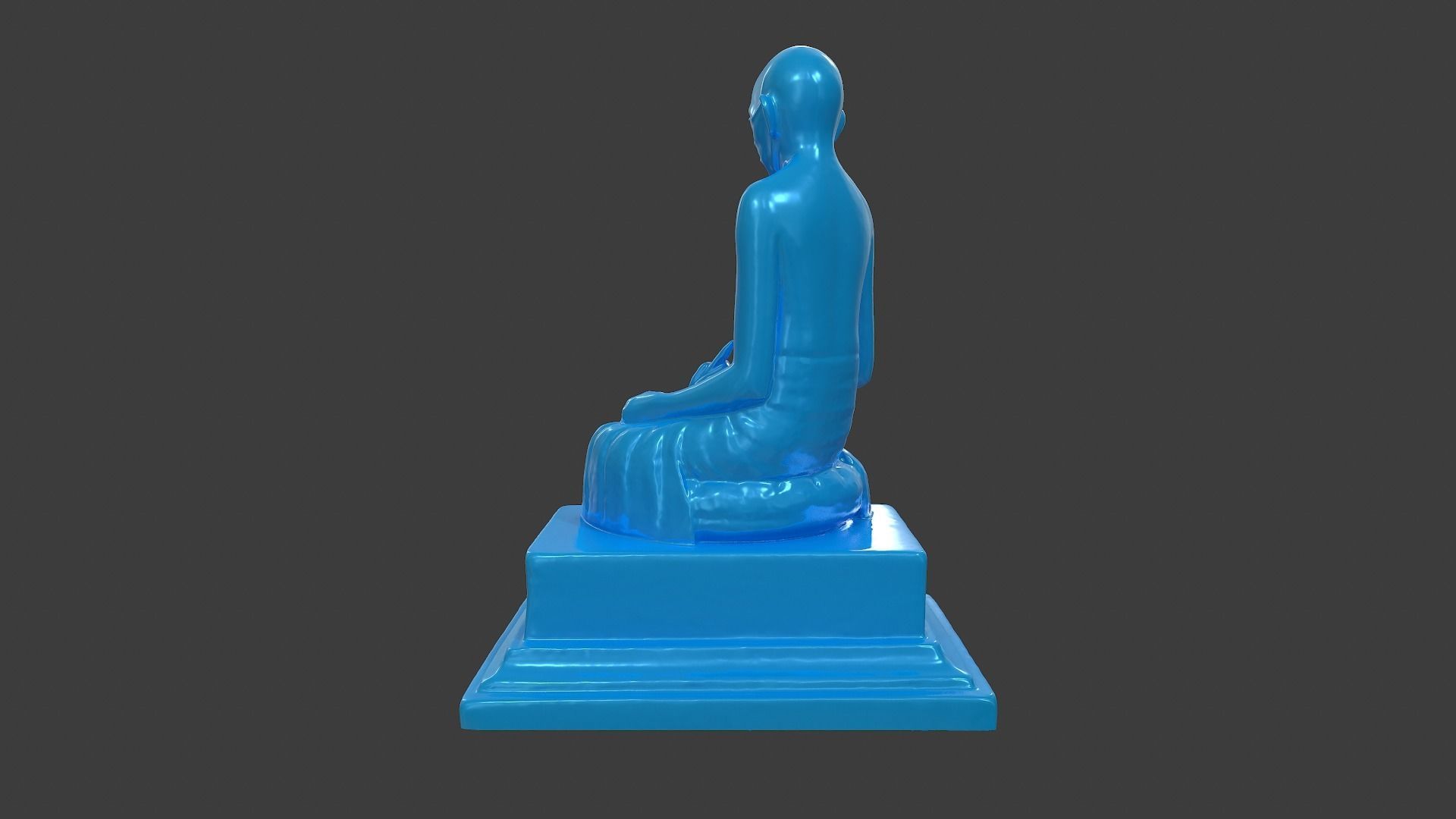 Ivory Gandhi v2 3DP 3D print model_11