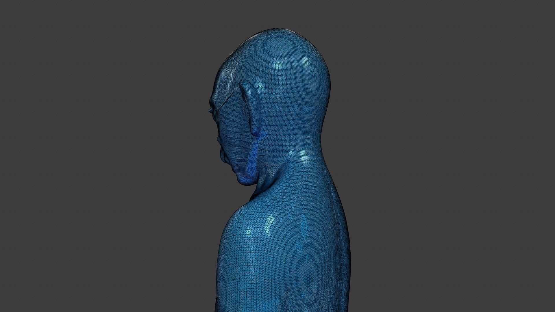 Ivory Gandhi v2 3DP 3D print model_16