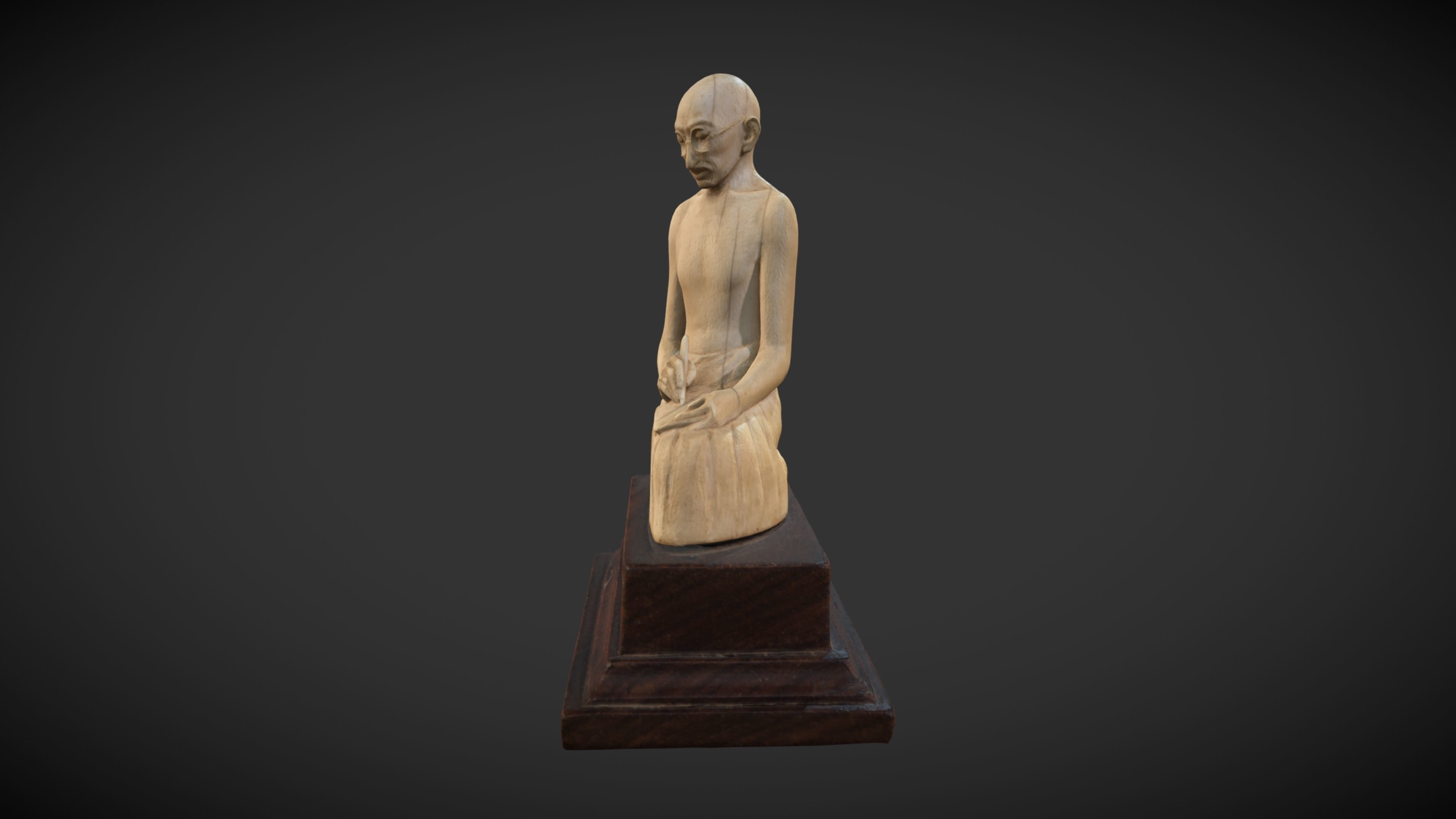 Ivory Gandhi v2 3DP 3D print model_25