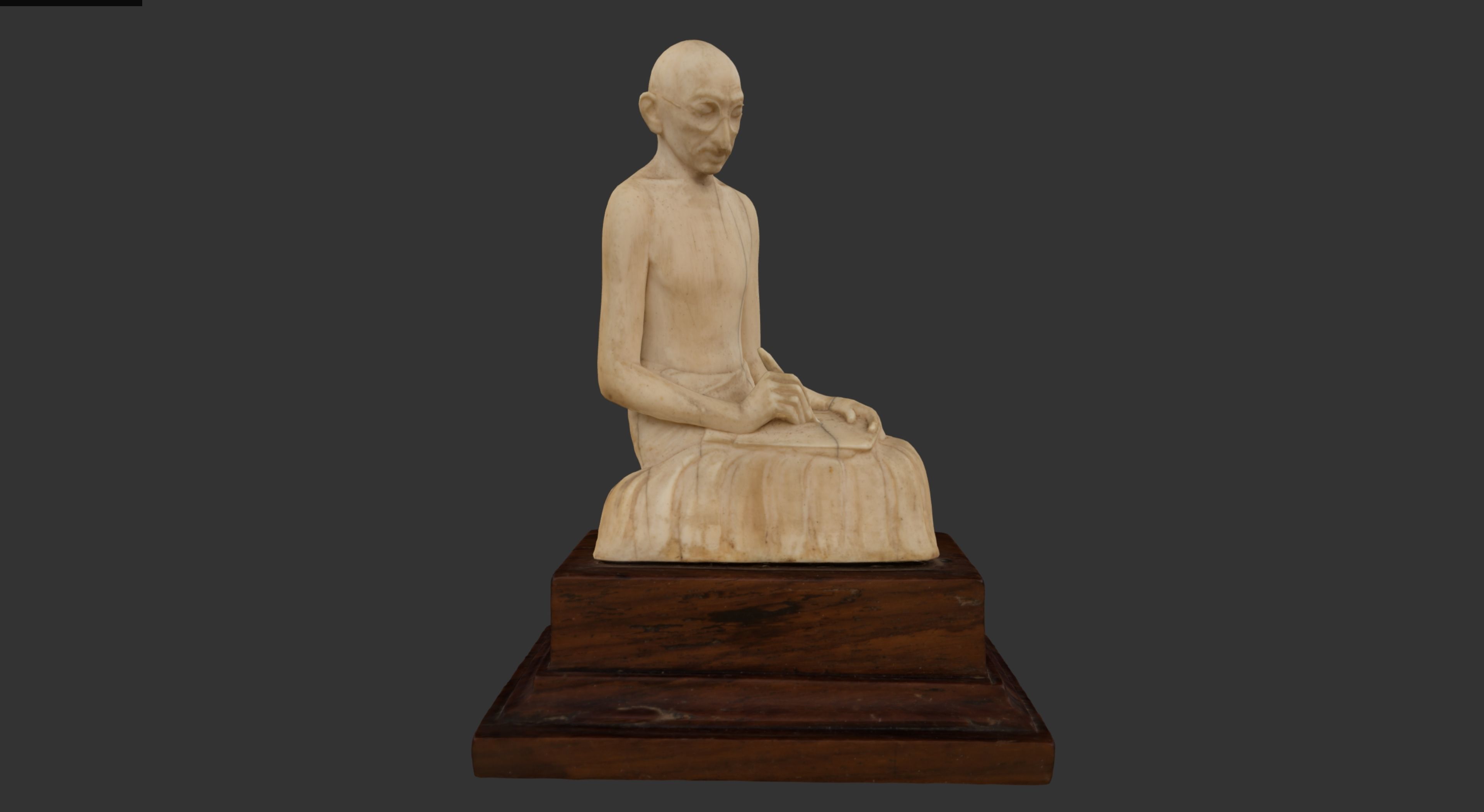 Ivory Gandhi v2 3DP 3D print model_36