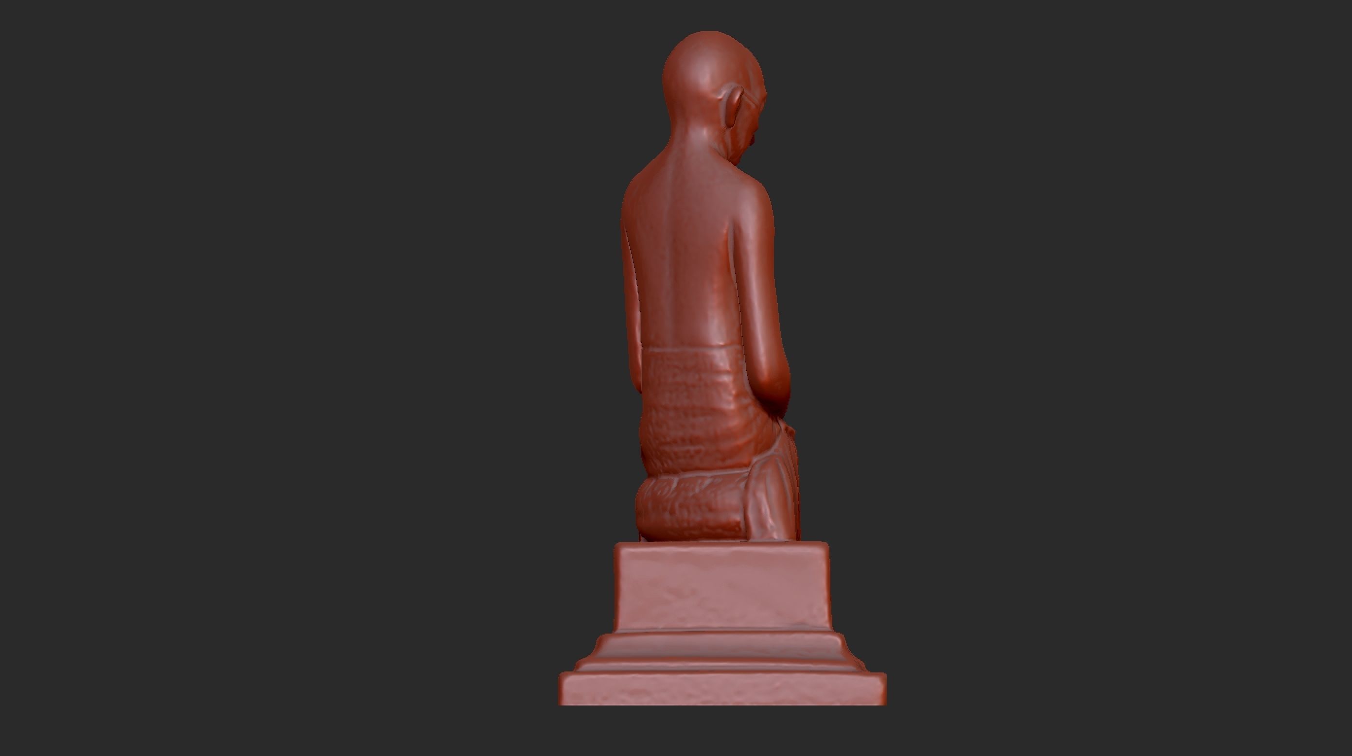 Ivory Gandhi v2 3DP 3D print model_5