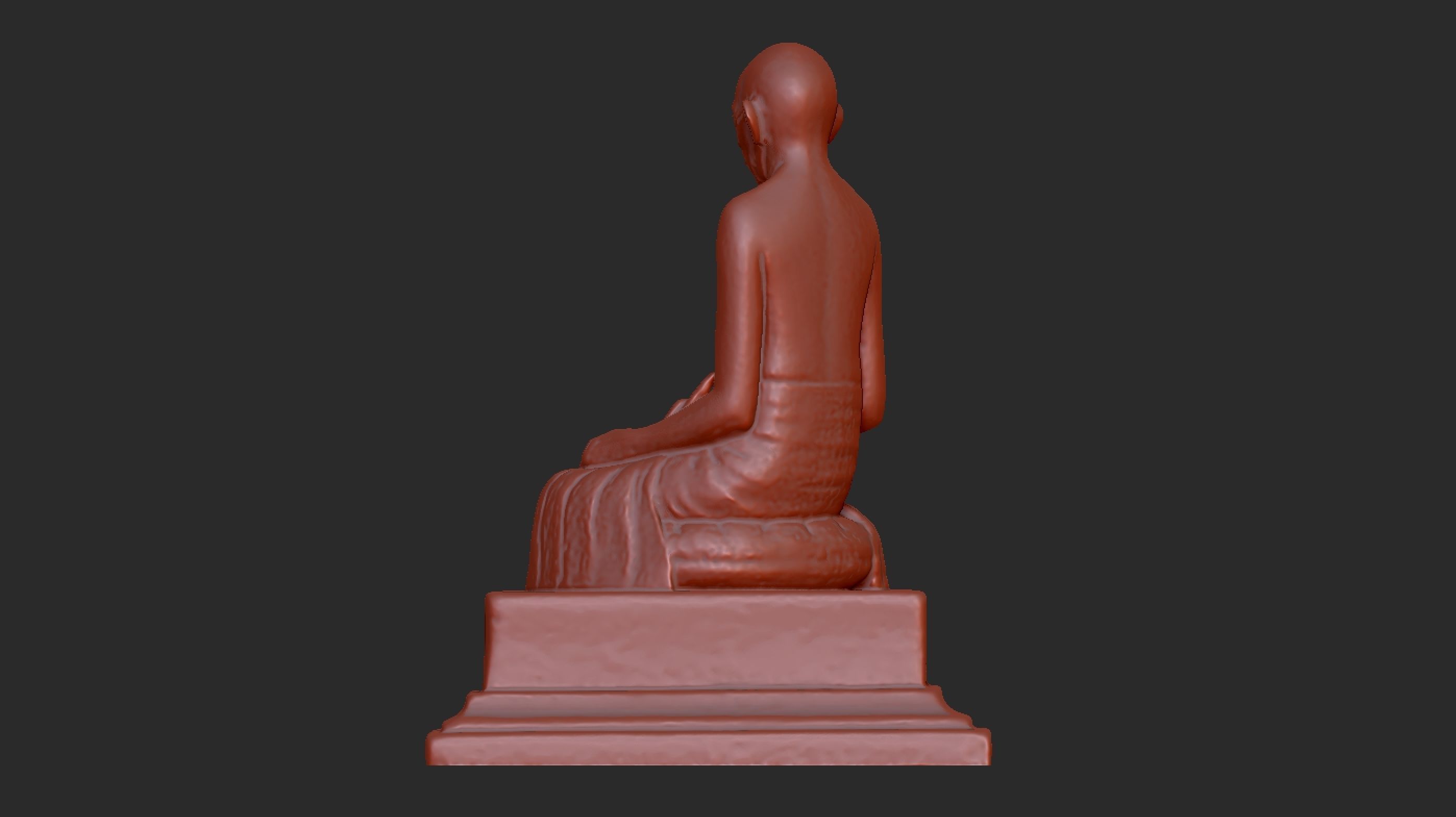 Ivory Gandhi v2 3DP 3D print model_6