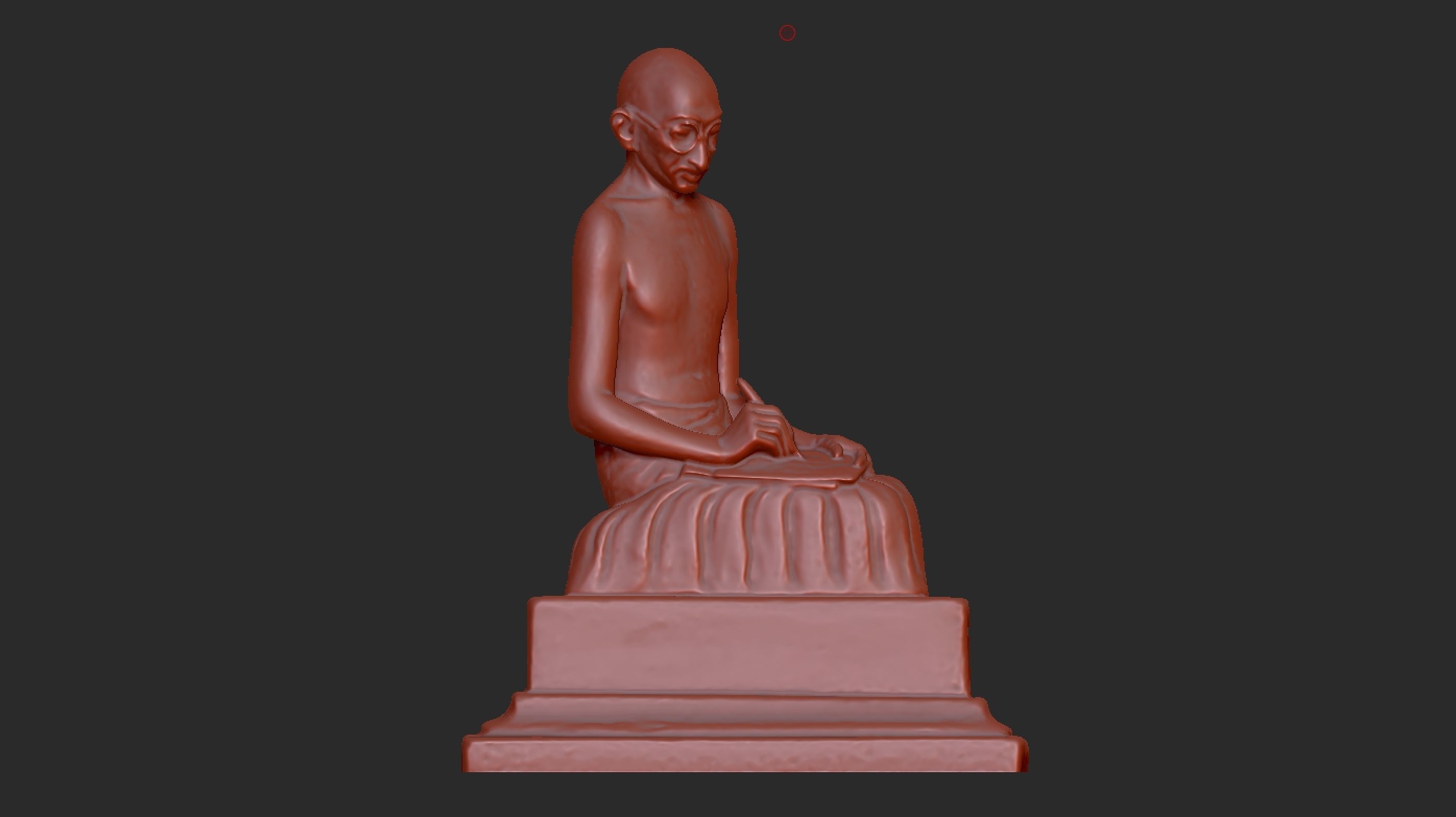 Ivory Gandhi v2 3DP 3D print model_4
